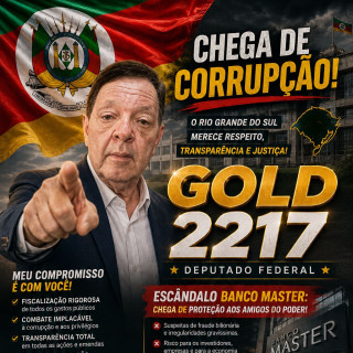RUBENS  GOLDENBERG  * GOLD*  NOSSO   CANDIDATO A DEPUTADO FEDERAL 2217