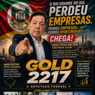 RUBENS  GOLDENBERG  * GOLD*  NOSSO CANDIDATO A DEPUTADO FEDERAL 2217